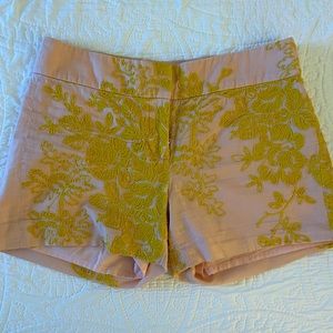 J Crew Embroidered Shorts